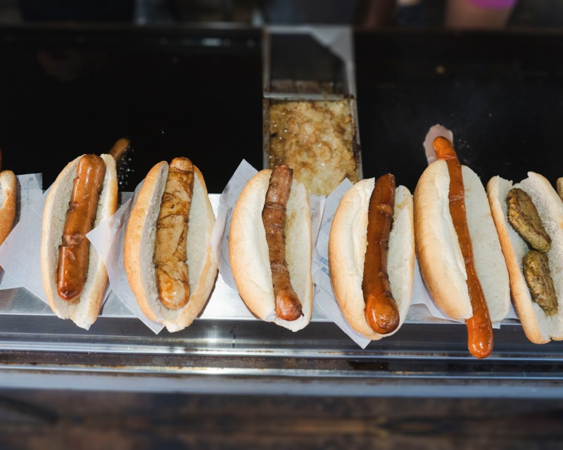 Barra de bocadillos calientes para eventos y cenas de empresa